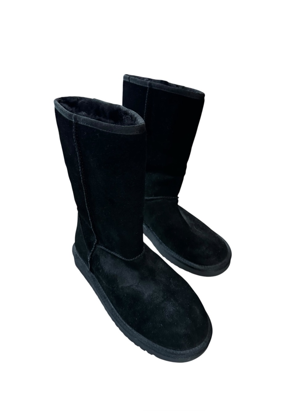 NWOT Women’s Koolaburra By Ugg Size 9 Black Suede Fur Lined Koolaburra Tall Boot